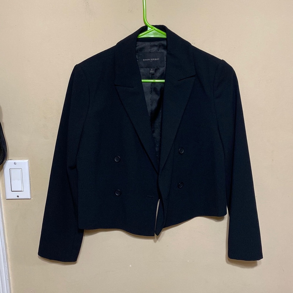 Crop blazer
